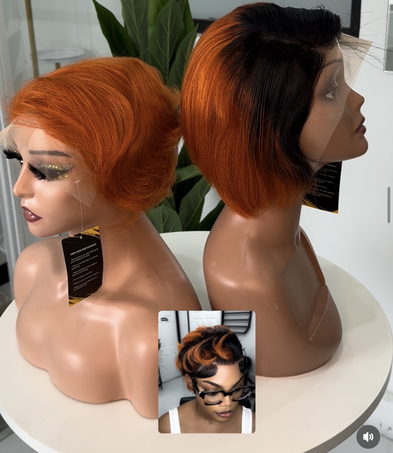 6-Inch Human Hair Bob Wig